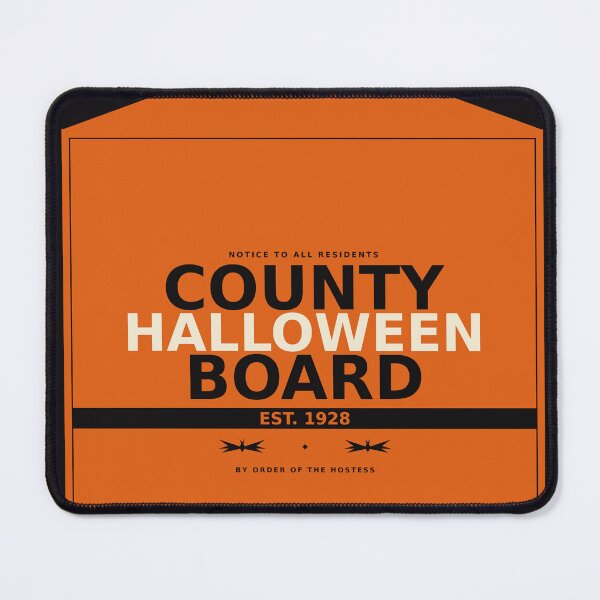 Item preview, County Halloween Board designed and sold by PhoenixTShirtz.