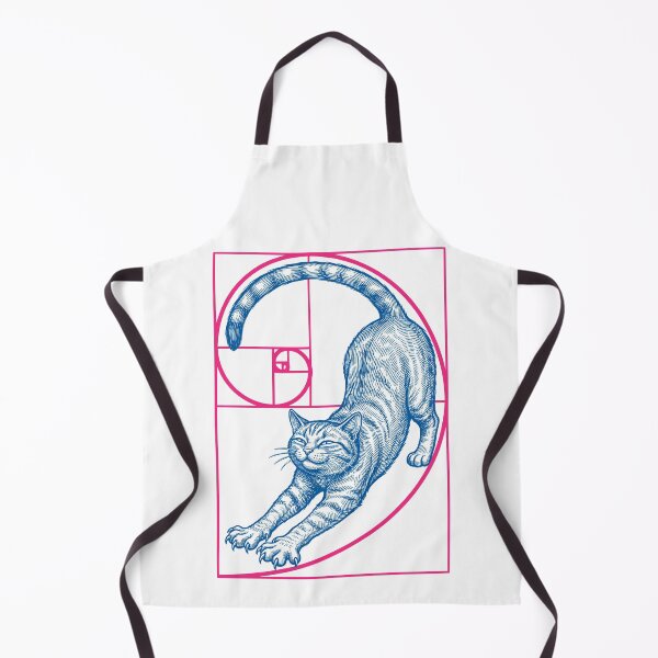 Item preview, Fibonacci Spiral Feline Cat Lover Geometry Funny Cats designed and sold by GrandeDuc.