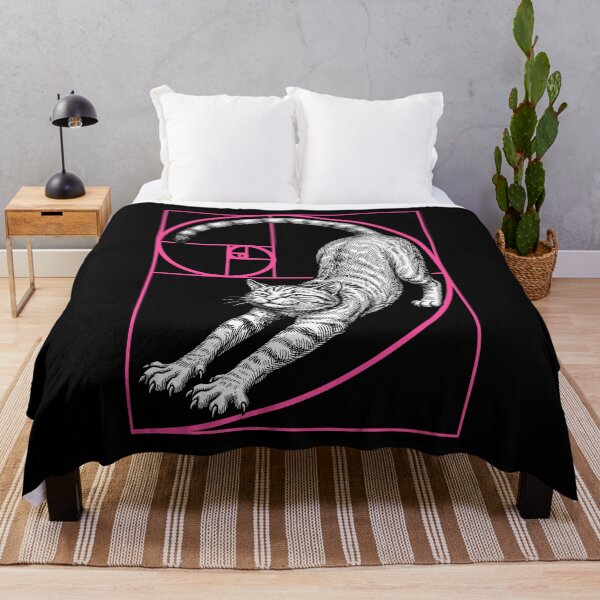 Item preview, Fibonacci Spiral Feline Cat Lover Geometry Funny Cats designed and sold by GrandeDuc.