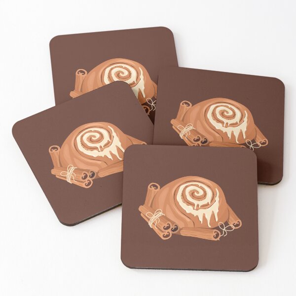 Item preview, Cute Cinnamon Roll with Cinnamon Sticks and Ribbons designed and sold by A-U-Design.