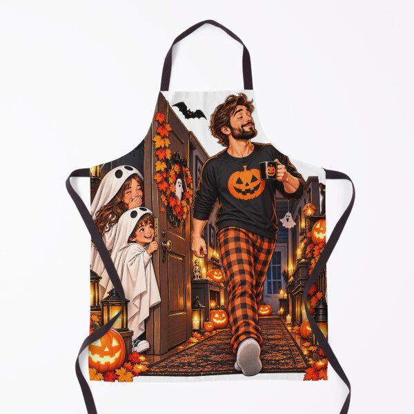 Item preview, Funny Halloween Family Scare – Dad & Kids Ghost Costume designed and sold by Haji  Kamora.
