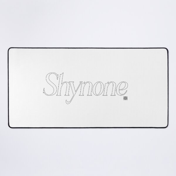 Item preview, Shynone, White Black Bordered Text Edition, Minimalist Introvert Typography designed and sold by Shynone-JemiC.