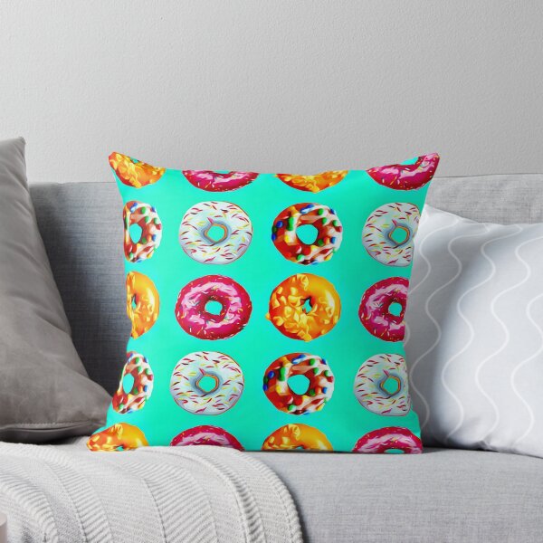 Item preview, Donuts sobre turquesa designed and sold by Yamy Morrell Art and Design.