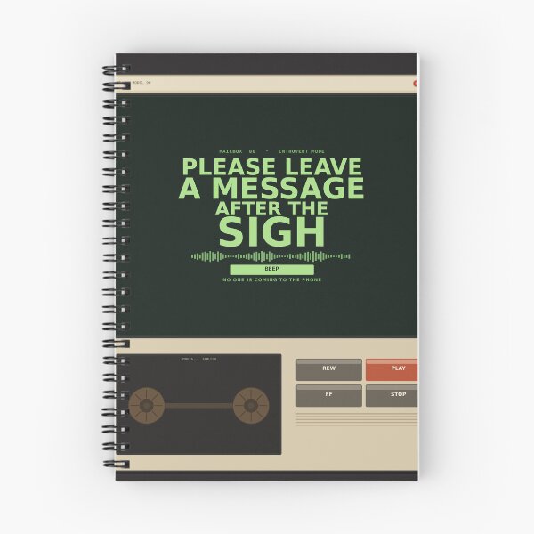 Item preview, Leave A Message After The Sigh designed and sold by PhoenixTShirtz.