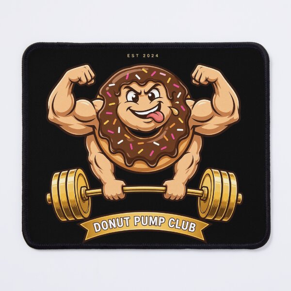 Item preview, Donut Pump Club Funny Gym - Buff Donut Deadlift Bodybuilding designed and sold by StrongEveryDayStore.
