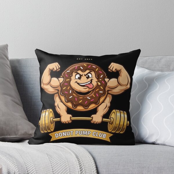 Item preview, Donut Pump Club Funny Gym - Buff Donut Deadlift Bodybuilding designed and sold by StrongEveryDayStore.