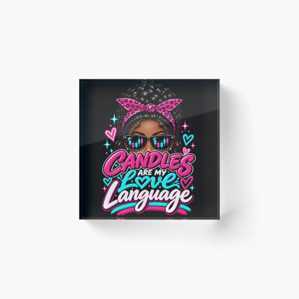 Item preview, Trader Chick-Candles Are My Love Language-Option One- Black Background  designed and sold by Trendi61.