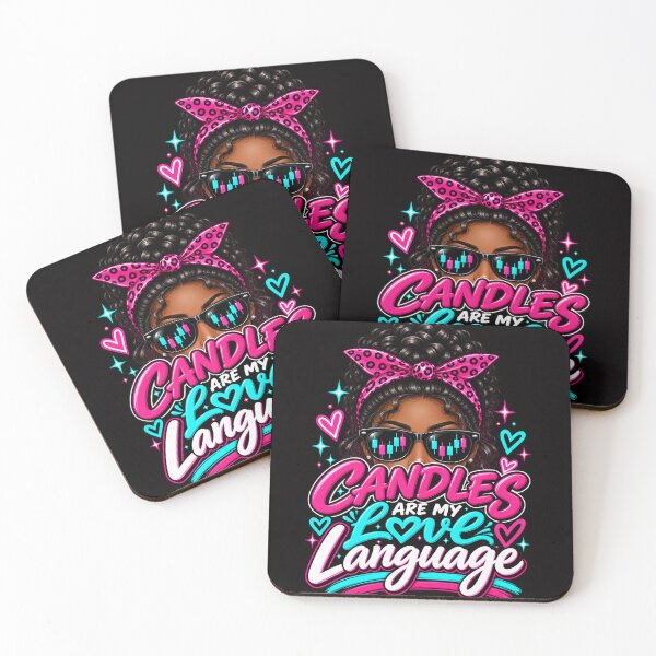 Item preview, Trader Chick-Candles Are My Love Language-Option One- Black Background  designed and sold by Trendi61.
