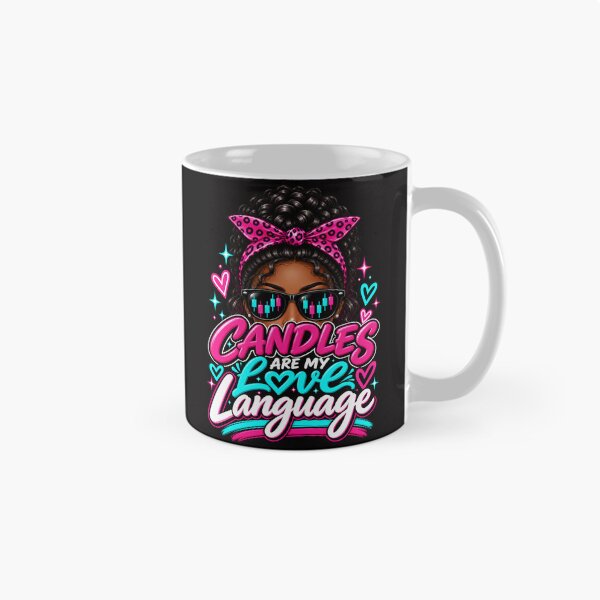 Item preview, Trader Chick-Candles Are My Love Language-Option One- Black Background  designed and sold by Trendi61.