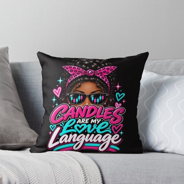 Item preview, Trader Chick-Candles Are My Love Language-Option One- Black Background  designed and sold by Trendi61.