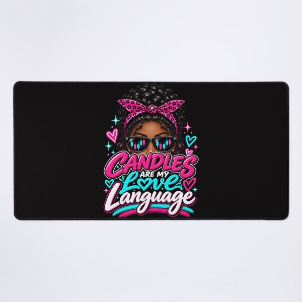 Item preview, Trader Chick-Candles Are My Love Language-Option One- Black Background designed and sold by Trendi61.