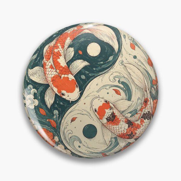 Item preview, Koi, Yin and Yang designed and sold by Ligerheart designs.