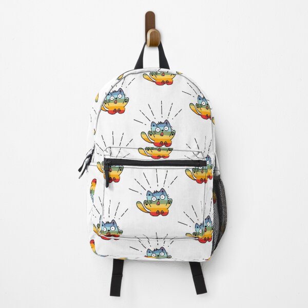 Item preview, Rainbow Kitten Surprise Inspired Colorful Cat Artwork Design designed and sold by sunil2538.