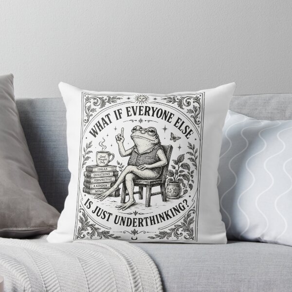 Item preview, What If Everyone Else Is Just Underthinking, Funny Overthinker Shirt, Sarcastic Thinking Quote, Witty Mindset Humor Gift designed and sold by Cchotlan.