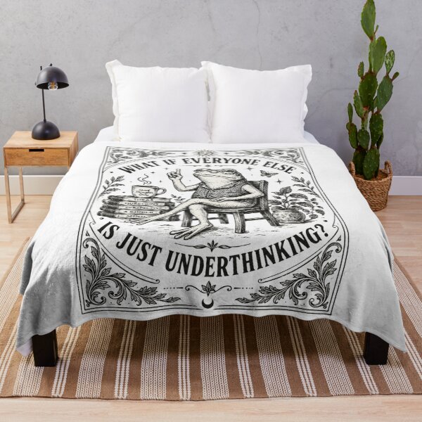 Item preview, What If Everyone Else Is Just Underthinking, Funny Overthinker Shirt, Sarcastic Thinking Quote, Witty Mindset Humor Gift designed and sold by Cchotlan.