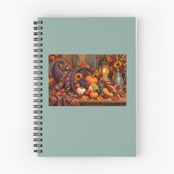 Item preview, Purple Harvest Cornucopia — An Autumn Thanksgiving Still Life designed and sold by Novel Works Studio.