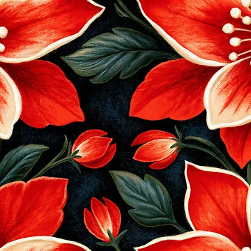 Artwork thumbnail, Fall Florals Pattern by JaimeLikes