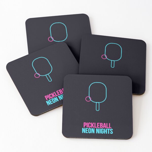 Item preview, Pickleball Neon Nights Glow Design designed and sold by CourtCultureHQ.