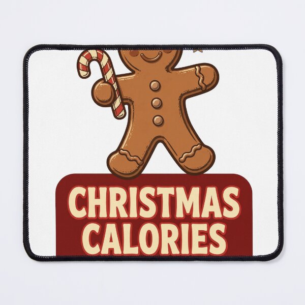 Item preview, Christmas Calories Don't Count Shirt - Funny Holiday Tee designed and sold by KERK Art and Design.