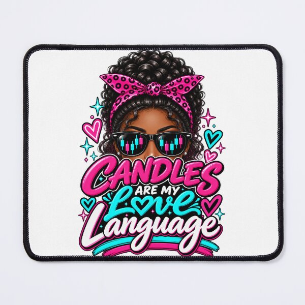 Item preview, Trader Chick-Candles Are My Love Language-Option One- White Background designed and sold by Trendi61.