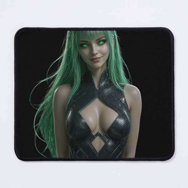 Item preview, Crystal Master Beautiful Sci-Fi Cyberpunk Girl Art designed and sold by EvolutionMerch.