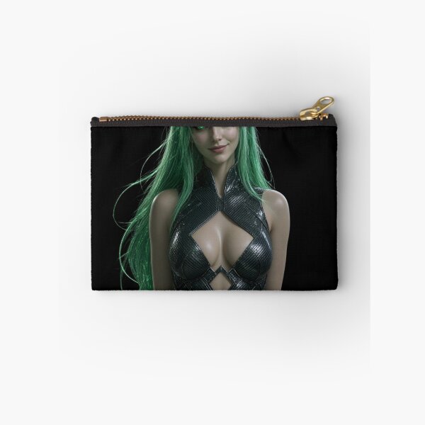 Item preview, Crystal Master Beautiful Sci-Fi Cyberpunk Girl Art designed and sold by EvolutionMerch.