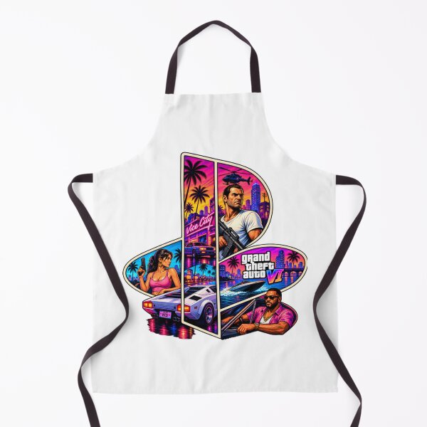 Item preview, Perfect Gift forGTA 6 Vice City Retro Neon Collage – Gamer Fan Art Oversize Fans designed and sold by AlexanderJonat.