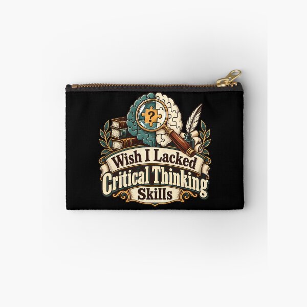 Item preview, Wish I Lacked Critical Thinking Skills Funny Book Lover Retro designed and sold by Photo-Sphere101.