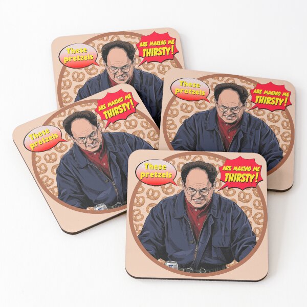 Item preview, These Pretzels Are Making Me Thirsty – George Costanza Parody designed and sold by Deviant Logic Design.