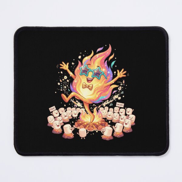 Item preview, Funny Dancing Campfire Marshmallow Fans S'mores Outdoor Humor designed and sold by mood-draftsman.