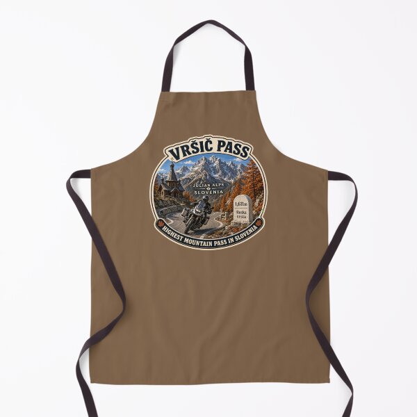 Item preview, Vrsic Pass Slovenia Vršič Pass Slovenia Motorcycle Sticker TShirt 05 designed and sold by OuterShellUK.