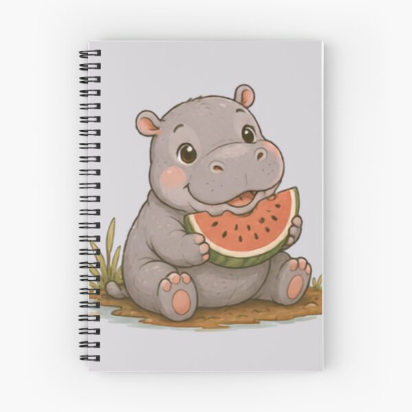 Item preview, Watermelon Cutie Hippo designed and sold by MellowMunchkins.