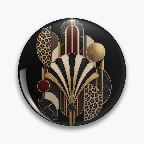 Item preview, Neo Deco Instinct – Leopard Geometric Abstract designed and sold by Anyshca.