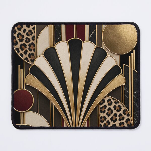 Item preview, Neo Deco Instinct – Leopard Geometric Abstract designed and sold by Anyshca.