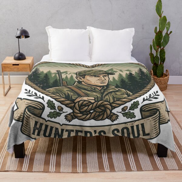 Item preview, Hunter's Soul – Vintage Wilderness Hunting Skull-Free Outdoors Design designed and sold by ruman2520.