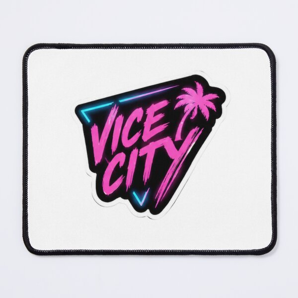 Item preview, Vice City Inspired Logo Sticker designed and sold by Vikram-Solanki.