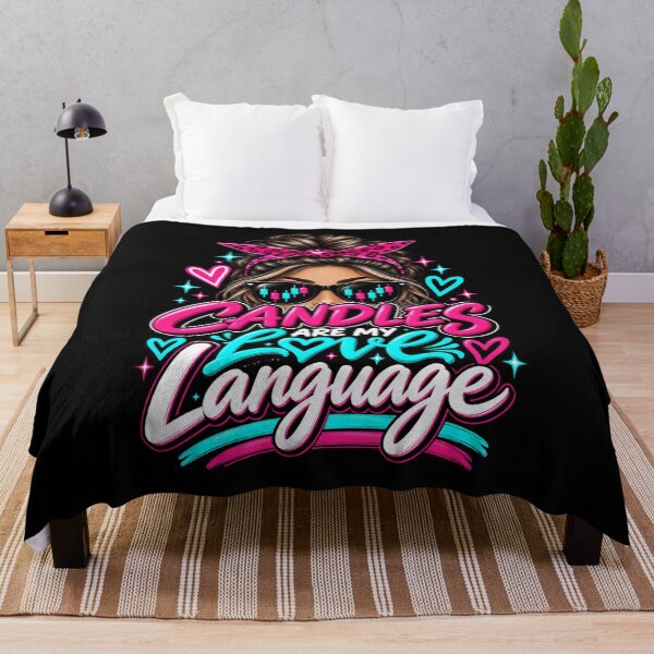 Item preview, Trader Chick-Candles Are My Love Language-Option Two-Black Background designed and sold by Trendi61.