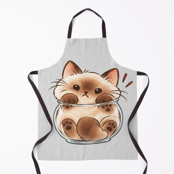 Item preview, If I Fits, I Sits - Ferdi the Siamese Cat designed and sold by ZirionEstudio.