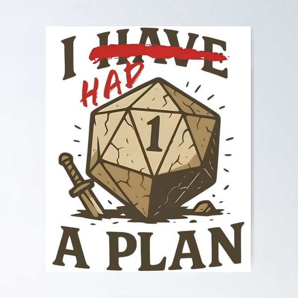 Item preview, Funny Dungeons and Dragons Roleplay, Humorous DnD  designed and sold by AlexanderJonat.