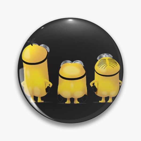 Item preview, Cute Minions Characters Kevin, Bob, and Stuart Illustration designed and sold by styleluxscom.