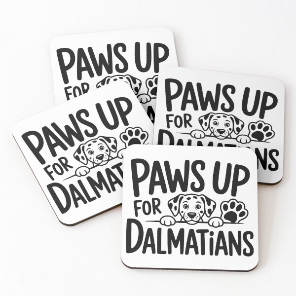 Item preview, Paws Up for Dalmatians designed and sold by theartfulaspie.