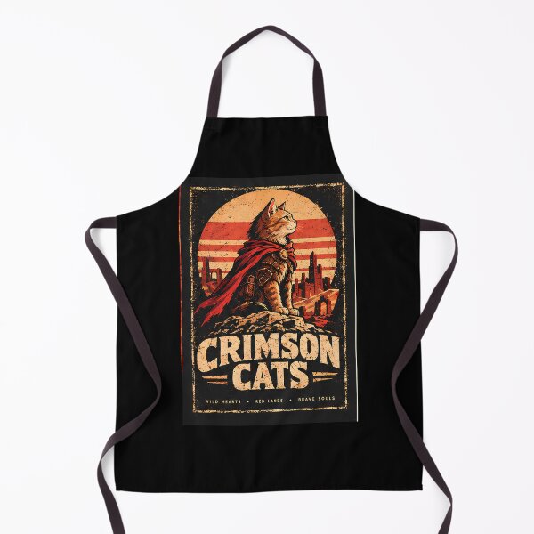 Item preview, Crimson Cats - Epic Fantasy Cat Warrior in Armor Desert Ruins Adventure Cinematic Art designed and sold by Retro Whiskers.