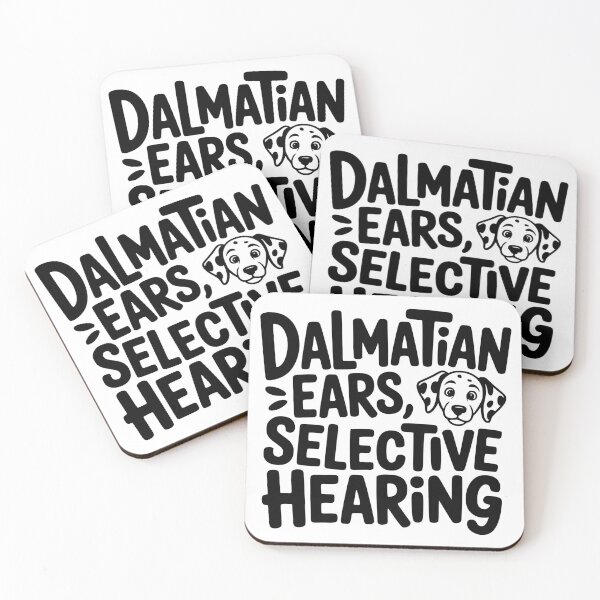 Item preview, Dalmatian Ears, Selective Hearing designed and sold by theartfulaspie.