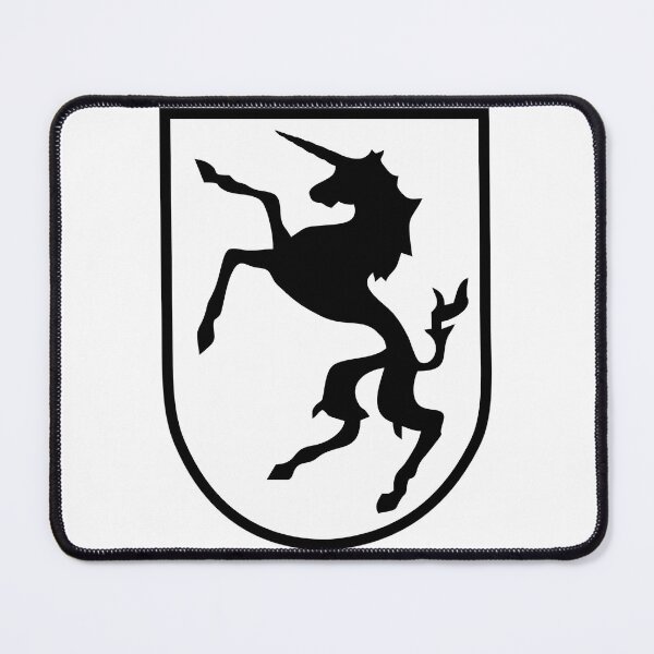 Item preview, Kriegsmarine U-Boat U-1195 - Prancing Unicorn - Clean Style designed and sold by donskippers.