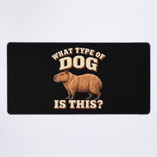 Item preview, What Type Of Dog Is This Funny Capybara Animal Lover Retro designed and sold by Photo-Sphere101.