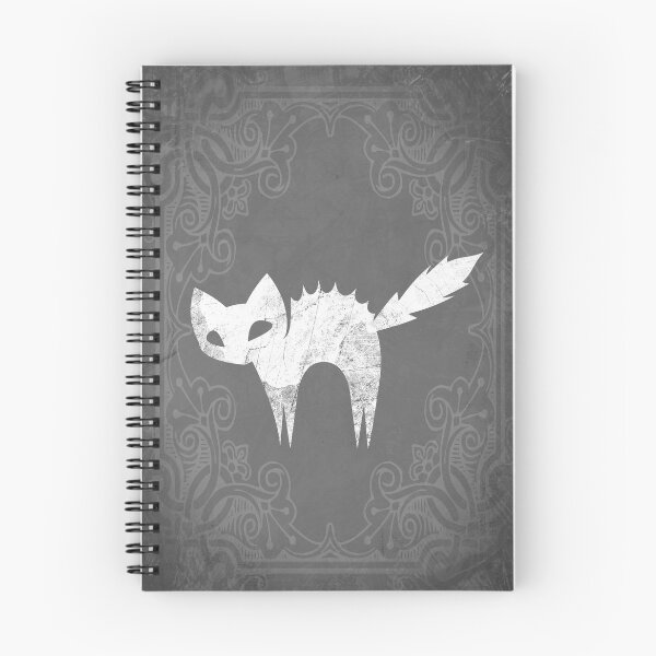 Item preview, A Spooky Arched White Cat Jagged Silhouette designed and sold by Ghoul Enterprises.