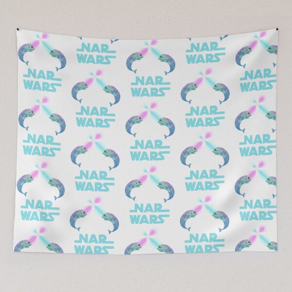 Item preview, Nar Wars Narwhal Space Star Saber Light Parody (Unicorn Of The Sea) designed and sold by donskippers.