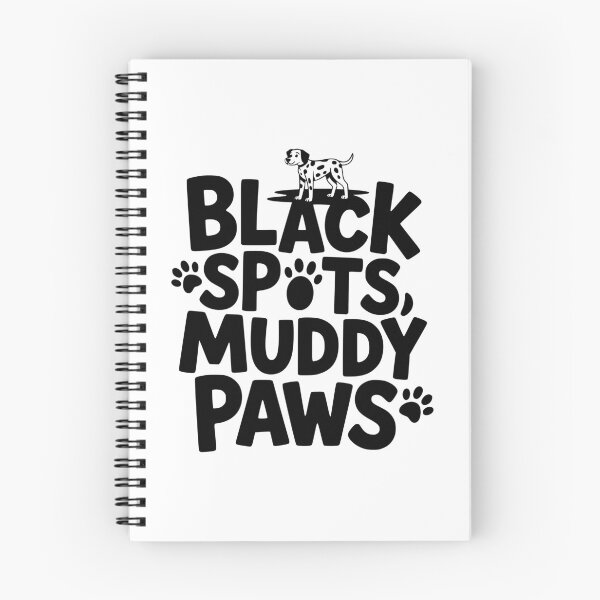 Item preview, Black Spots, Muddy Paws designed and sold by theartfulaspie.