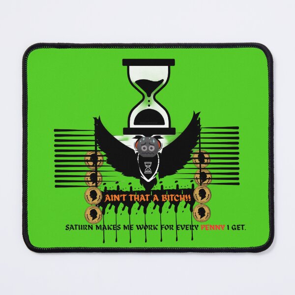 Item preview, Saturn Make Me Work For Every Penny Owl graphic designed and sold by 5thhouseNMVVS48.