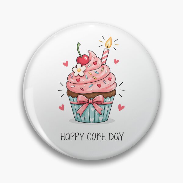 Item preview, Funny Birthday Card | Happy Cake Day | Cake Lover Birthday Card designed and sold by Aesthetic-Avenue.